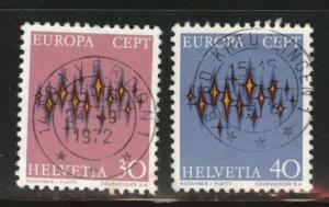 Switzerland Scott 544-545 used 1972 Europa set