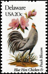 US 1960 or 1960a State Birds & Flowers Delaware 20c single MNH 1982