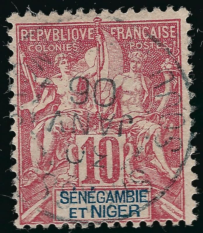 Senegambia & Niger #5 Used F-VF hr...Fill out your French Colony spaces!