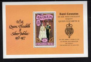 BARBUDA #317  1977 ROYAL VISIT OVPRT  MINT  VF NH  O.G  S/S  b