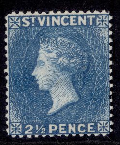 ST. VINCENT QV SG61, 2½d blue, M MINT. Cat £14.