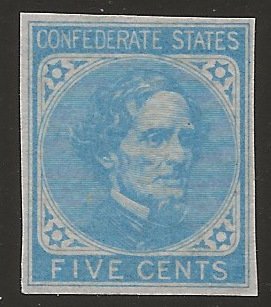 Confederate States #6 London Print MNH F/VF
