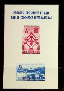 HAITI Sc C114a NH SOUVENIR SHEET OF 1958 - FAIR