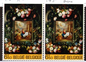 BELGIUM 1065 MNH PAIR BIN $.90 RELIGION