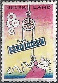 Netherlands 951 (used) 80c moving (1997)