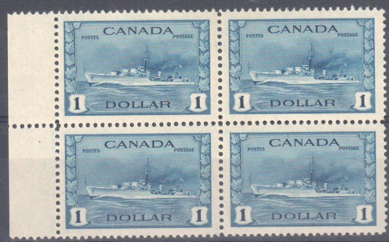 Canada #262 XF NH Block of 4 C$480,00