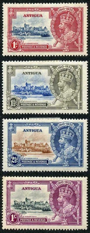 Antigua SG91/94 1935 Silver Jubilee Set M/M