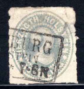 Schleswig-Holstein #21 Used thin,  VF  CV $47.50  ...  5570037