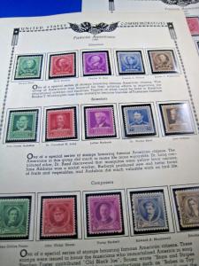 U.S.-SCOTT #859-893 - FAMOUS AMERICANS SERIES - COMPLETE SET OF 35  MNH  (kbus8)