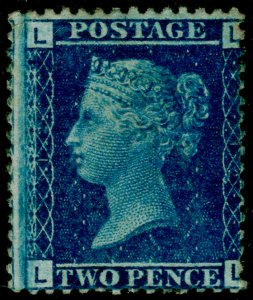 SG45, 2d blue plate 12, M MINT. Cat £3000. 