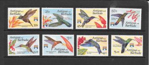 BIRDS - ANTIGUA #1589-96 MNH