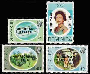 Dominica Scott 640-643 Mint never hinged.