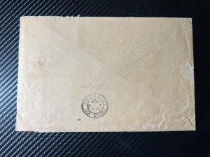 1935 Madagascar Airmail Cover Majunga to Paris VII France via Dar Es Salam