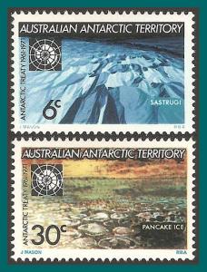 AAT 1971 Antarctic Treaty, MNH L19-L20,SG19-SG20