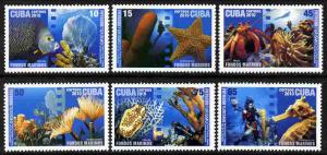 Cuba 2010 Tourism - Underwater Photography perf set of 6 ...
