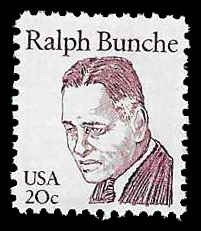 PCBstamps  US #1860 20c Dr. Ralph Bunche, MNH, (23)