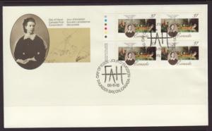 Canada 1227 Painting Plate Block Canada Post U/A FDC