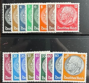 Germany, 1933, SC 415-431,  MNH, Complete Set