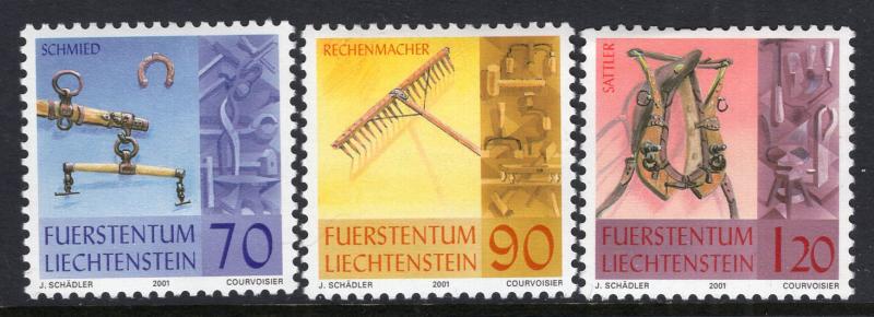 Liechtenstein 1215-1217 MNH VF