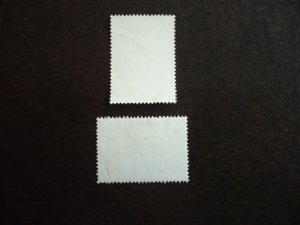 Stamps - Fiji - Scott# 287-288 - Used & Mint Never Hinged Part Set of 2 Stamps