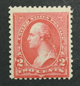 MOMEN: US #252 MINT OG H #23961