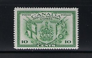 CANADA SCOTT #E10- 1942  SPECIAL DELIVERY  10C (GREEN)  - MINT NEVER HINGED