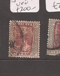 Malaya Jap Oc Perak 5c Red Chop SG J193d VFU (5axl)