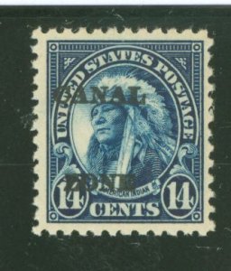Canal Zone #77 Mint (NH) Single