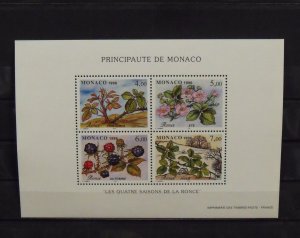 12703   MONACO   MNH # 2010     Souvenir Sheet               CV$ 11.00