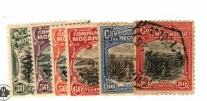 Mozambique Company #133 MH, 137-8 used, 139 MH, 140-1 used