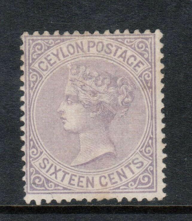 Ceylon #93 (SG #151) Mint Fine Unused (No Gum) Perf 14 Watermark Crown **Cert.**