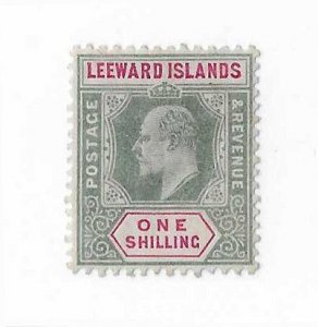 Leeward Islands Sc #26 1sh OG VF