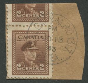 CANADIAN MILITARY POST OFFICE CANCEL CALGARY ALTA. - M.P.O. 1317