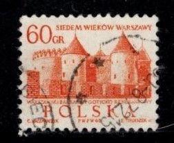 Poland - #1338 Castle  - Used