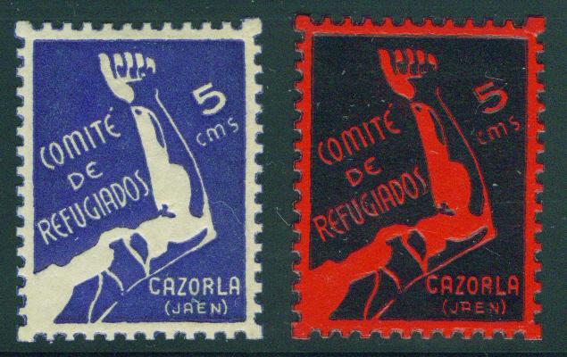 SPAIN Civil War Republic CAZORLA GG 364-5