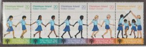 Christmas Island Scott #89 Stamps - Mint NH Strip of 5