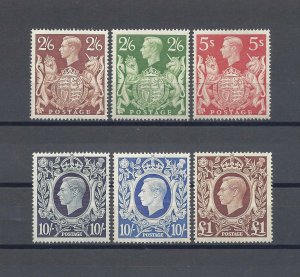 GREAT BRITAIN 1939/48 SG 476/8C MNH Cat £425