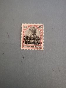 Stamps German Offices in Morocco Scott #39 used