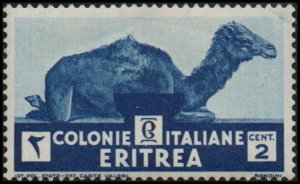 Eritrea 158 - Mint-H - 2c Camel (1934) (cv $2.40)