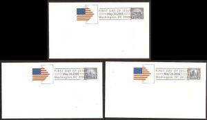 US 4075 Washington World Philatelic Exhibition (set of 3) DCP FDC 2006