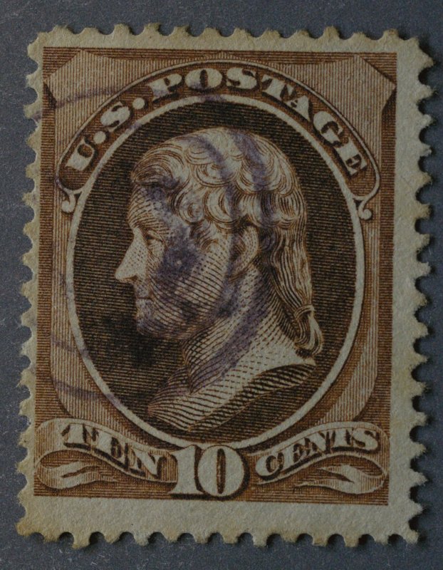 United States #150 VG Used Two Ring Bullseye Cancel