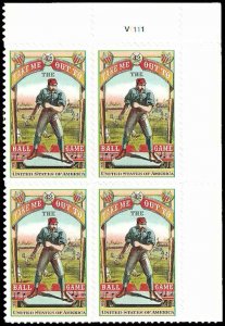 PCBstamps US #4341 PB $1.68(4x42c)Take Me Out to the Ballgame, MNH, (2)