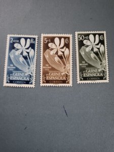 Stamps Spanish Guinea Scott #B19-21 nh