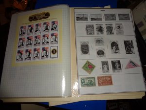 LIBERIA COLLECTION ON ALBUM PAGES, BOTH MINT AN USED