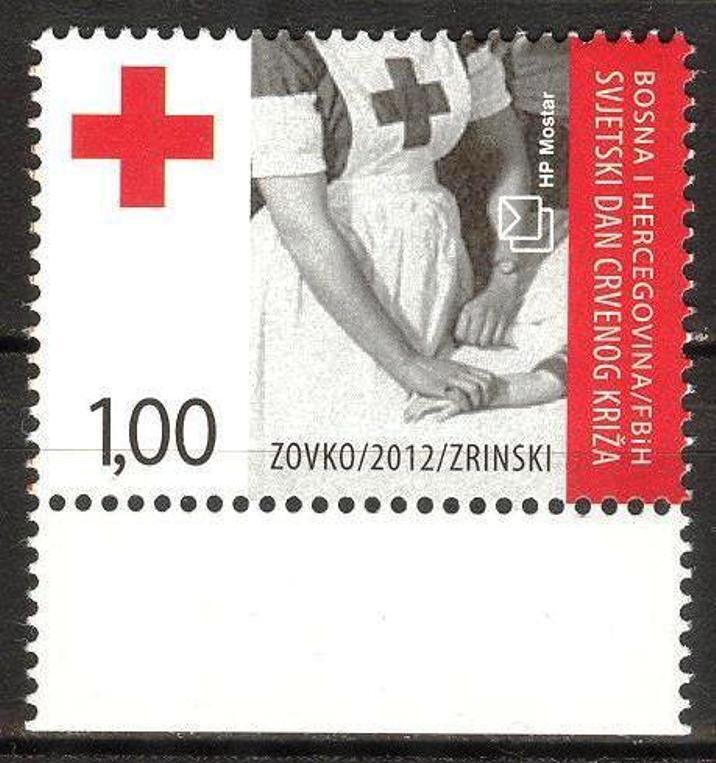 Bosnia / Croatian Post 2012 International Day of Red Cross MNH