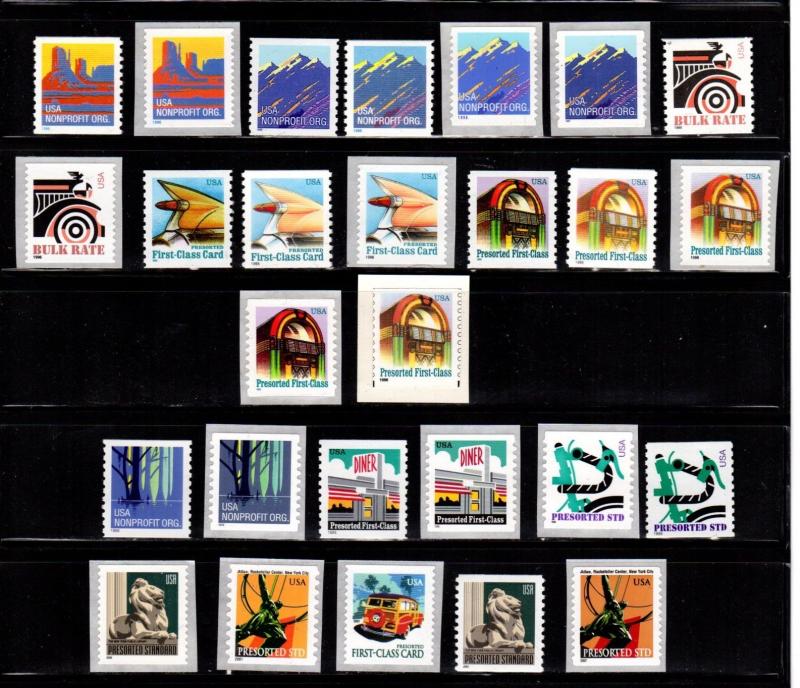 #2902-2912B, 3132, 3207-3229, 3447-3770 Complete American Culture Set/27 - MNH