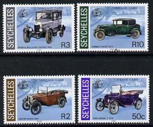 Seychelles 1985 Vintage Cars set of 4 unmounted mint, SG ...