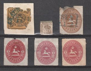 Brunswick from an old album page, useful lot (~0130k)