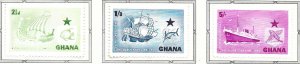 Ghana 14-16: Ships, Fish, MH, F-VF