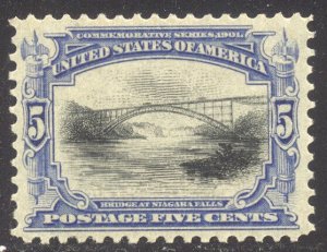 U.S. #297 Mint VF NH - 1901 5c Pan-American